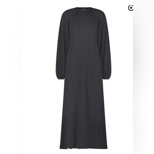 Aleeza Paris willow knit Elegant Black Maxi Dress size XS fits S